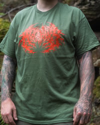 Image 4 of T-SHIRT - Olive/Orange