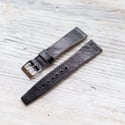 19mm Chevre Strap In Black