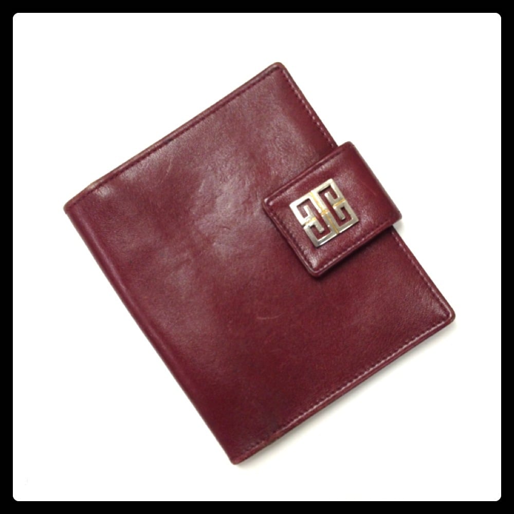 artiffact — Vintage Givenchy Oxblood Leather Wallet