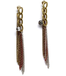 Image of Metal Chain Earrings