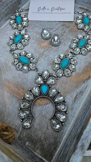 Image of Crystal Western Necklace 