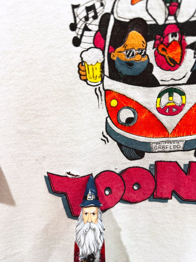 Grateful Dead Early 90s Tour TOON IN Lot T-Shirt - Size L