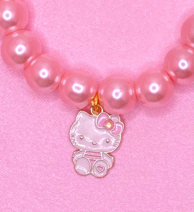 HK Pink Pearls Bracelet