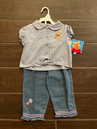 vtg winnie the pooh girls set 4t 
