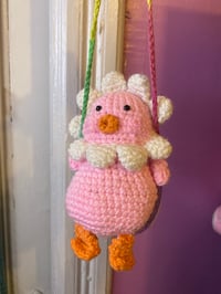 Image 1 of Swinging Duck (Pink) 