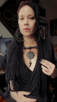 Image 4 of Vertebrae and beads earrings