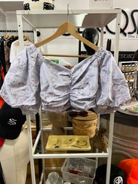 Image 1 of Express puffy sleeve top 
