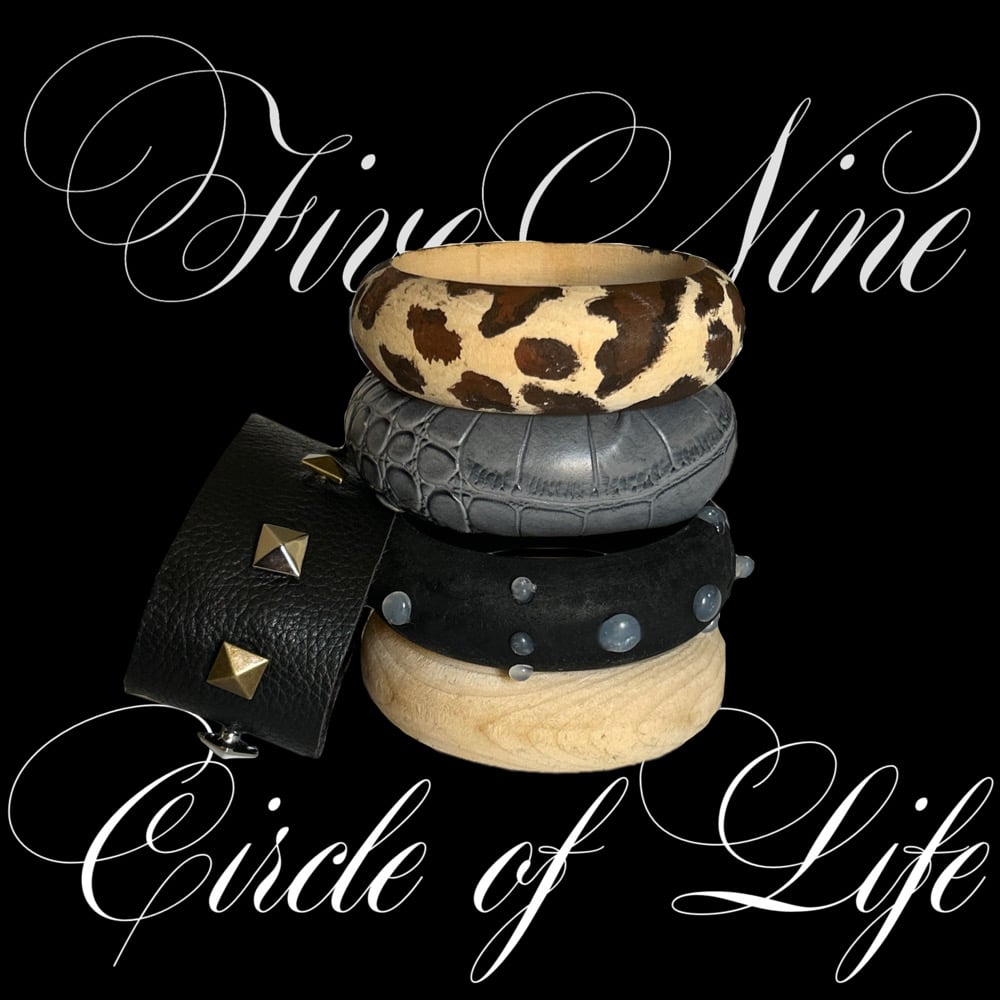 Image of circle of l:fe [5pc] bangle bracelets 