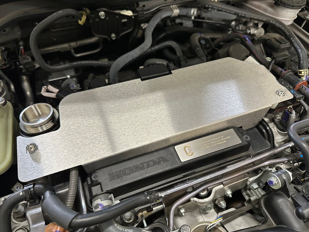 2020+ Honda 10th/11th Gen Civic/Accord 10th gent Titanium engine cover (1.5T engine Only)