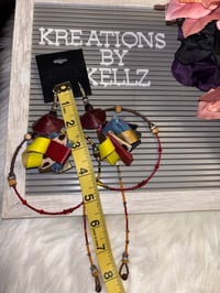 Image 3 of Fall Festivities Large Hoops