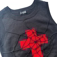 Image 2 of Peace Now cross web vest