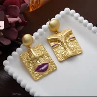 Image 2 of Sexy Eye & Lip Earrings 