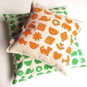 Image of Shapes and Things Nursery Cushion