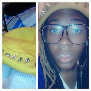Image of Spiked out beanie