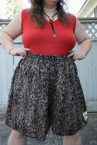 Image 2 of Brown Zebra Shorts