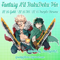 Image 1 of [PRE-ORDER] Fantasy AU BakuDeku Pin