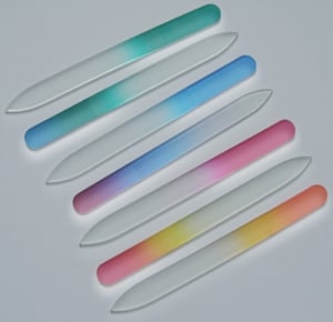 Image of Rainbow Colours Glass Nail File