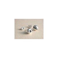 Image 1 of round screw earrings