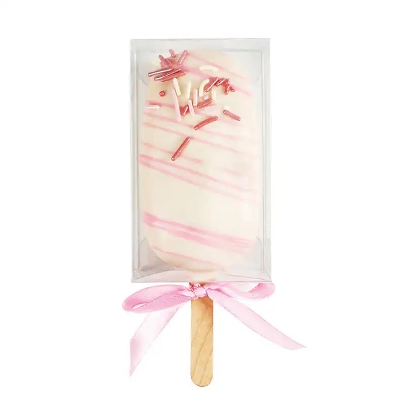 24 Clear Cakesicle Packaging VOGUE CAKERY