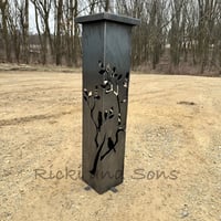 Image 2 of Garden Column - Birds and Branches