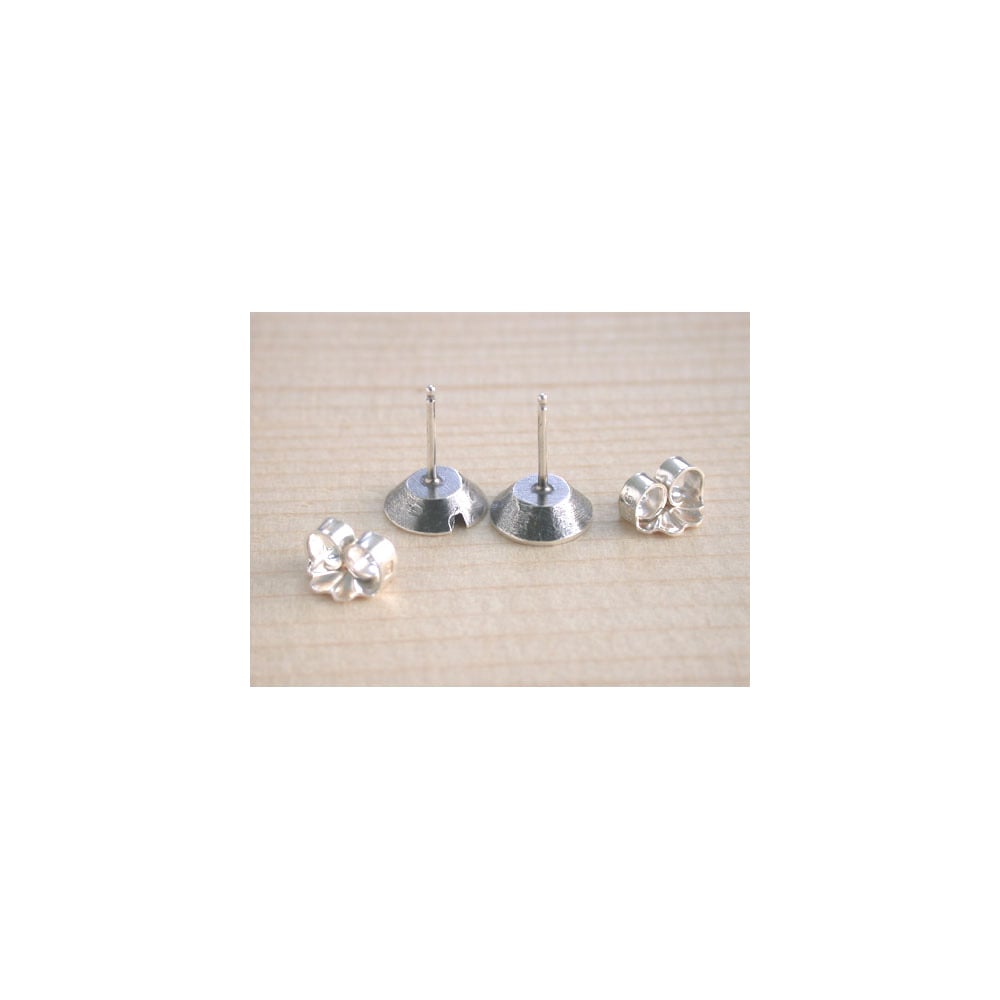 Image of large screw earrings