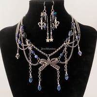 Image 1 of jbmN61 Midnight Sky (Necklace and Earrings set)