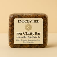 Image 1 of Her Clarity Bar ( Pure African black soap)