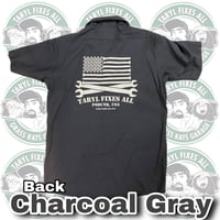 Image 12 of Gently Used Nuts & Bolts Flag Work Shirts (Patch Front)
