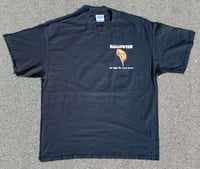 Image 2 of 1990s Halloween Michael Myers Blue Grape M&O Knits T-Shirt Size (XL)