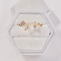 Image 1 of Purple Blossom Ring