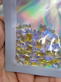 Image 2 of two tone translucent nail bling