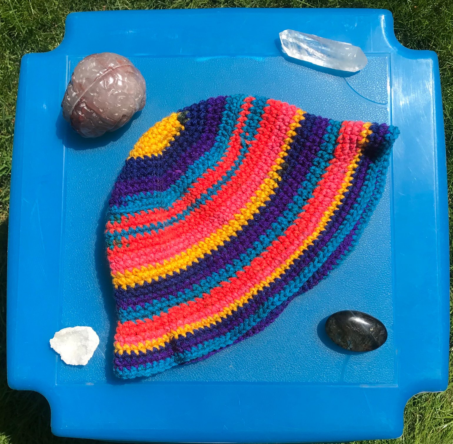 Image of Rainbow Brain Bucket Hat