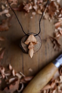 Image 1 of Mushroom-  Pendant Necklace 