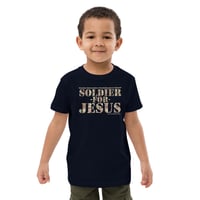 Image 5 of Soldier For Jesus Dark Organic cotton kids t-shirt