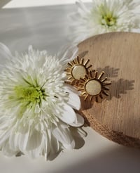 Image 1 of Sunburst Stud Earrings 