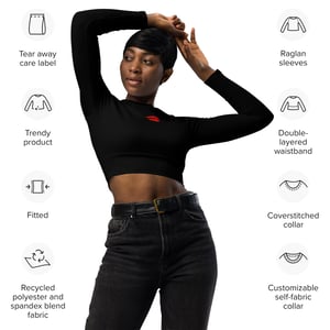 Image of C.H.U.B.B. Long Sleeve Crop Top