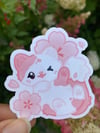 Sakura Cat Sticker