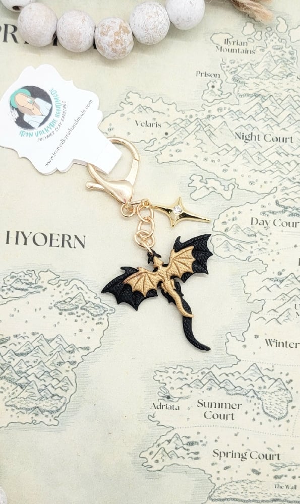 Image of Tairn Bookish Keychain 