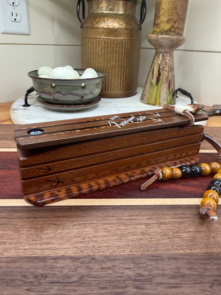 Image of Katalox/Mahogany with Snakewood and Ebony inlay