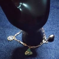 Image 1 of Gold plated charm bracelet 