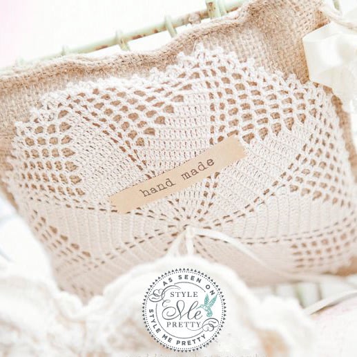 Renae Ring Bearer Pillow Cedarwood Style Shop