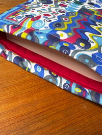 Image 4 of Padded Book Sleeve Liberty Orleans Tana Lawn