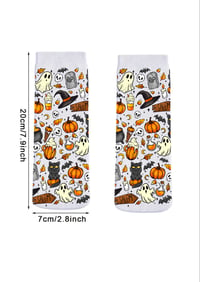 Image 3 of 🍁 HELLO FALL 🍁 Chaussettes Spooky 