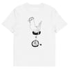 CHICKEN WITH A UNICYCLE - Unisex organic cotton t-shirt