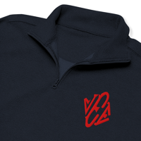 Image 2 of Embroidered Jeffrey Epstein Monogram 1/4 Zip Sweatshirt