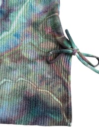 Image 3 of Adult Knit Balaclava in Mermaid Geode Ice Dye