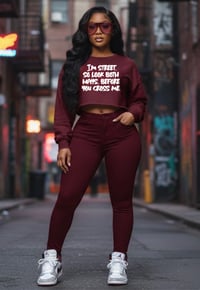 Image 2 of I’m Street Cropped Sweatshirt 