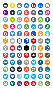 Image of Basic Social Media Icons