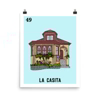 Image 2 of 'La Casita' Print (Blue)
