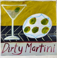 Dirty martini 